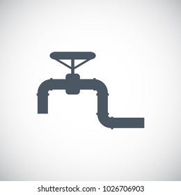  Valve icon. Vector illustration.