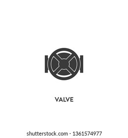 valve icon vector. valve sign on white background. valve icon for web and app