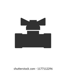 valve. monochrome icon