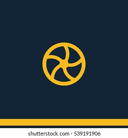 Valve pipe icon.