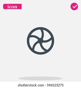Valve pipe icon.