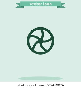 Valve pipe icon.