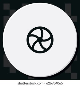 Valve pipe icon.