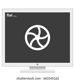 Valve pipe icon.