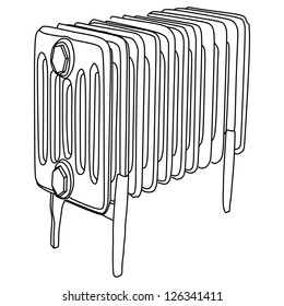 The valve from the radiator