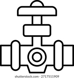 Valve vector icon. Can be used for printing, mobile and web applications.