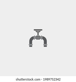 Valve vector icon illustration sign