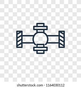 Valve vector icon isolated on transparent background, Valve logo concept