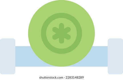 valve Vector illustration on a transparent background. Premium quality symmbols. Line Color vector icons for concept and graphic design. 
