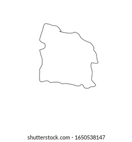 Valverde region map in Dominican Republic country