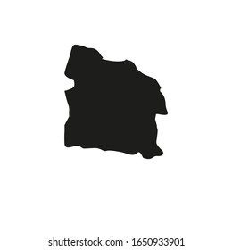 Valverde region map in Dominican Republic country