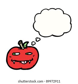 vampire apple cartoon