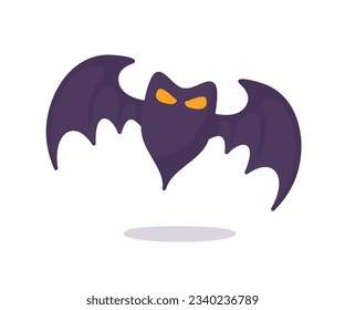 vampire bat cartoon scary ghost bat Blood on Halloween