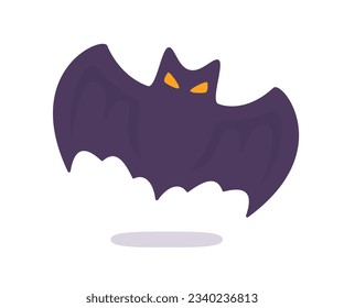 vampire bat cartoon scary ghost bat Blood on Halloween