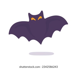 vampire bat cartoon scary ghost bat Blood on Halloween