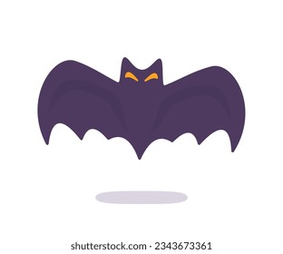 vampire bat cartoon scary ghost bat Blood on Halloween