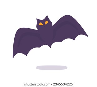 vampire bat cartoon scary ghost bat Blood on Halloween