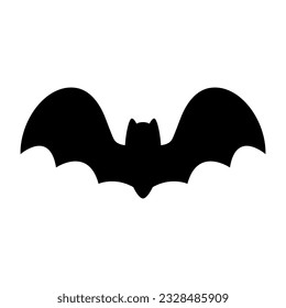 Vampire Fledermaus Halloween Silhouette. Vektorgrafik.