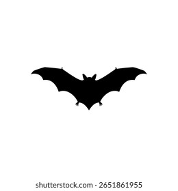 Vampire Bat silhueta vetor plano projeto ilustração.