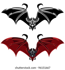 Vampire Bat Vector Illustration