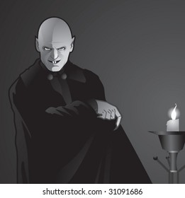 Vampire with Candle