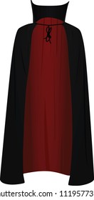 Vampire coat. vector illustration