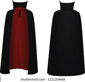 Vampire coat. vector illustration