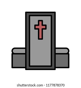 vampire coffin icon