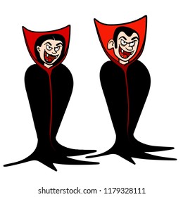 vampire couple for halloween
