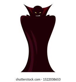Vampire design, Halloween holiday horror scary celebration autumn dark and party theme Vector illustration