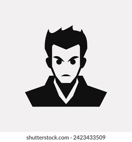 Vampire Dracula Halloween icon - Simple Vector Illustration