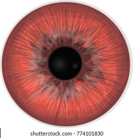 Vampire eye iris - Red iris