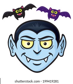 Vampire Face and Bats