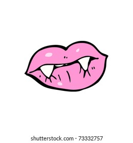 vampire fangs cartoon