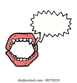 vampire fangs cartoon