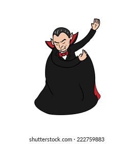 Vampire friendly invites cartoon vector