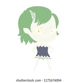vampire girl in dress