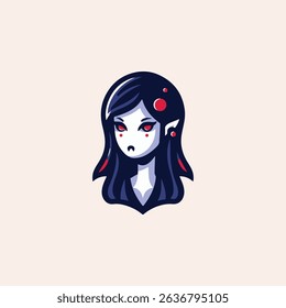 Vampire girl logo for sale.