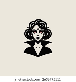 Vampire girl logo for sale.