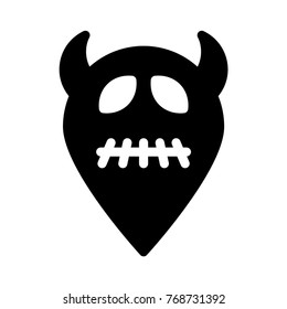  vampire glyph icon