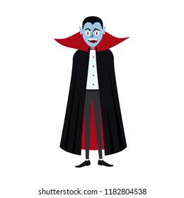 The Vampire, holiday Halloween, character, attribute, icon, vector, illustration, isolated, cartoon style