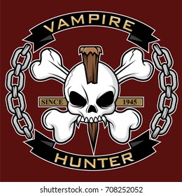 Vampire Hunter Symbol Vector