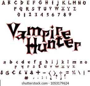 Font vampire Vampire Fonts