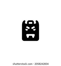 Vampire Icon Isolated On White Background