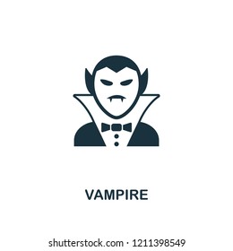 Vampire icon. Premium style design from halloween collection. UX and UI. Pixel perfect vampire icon. For web design, apps, software, printing usage.