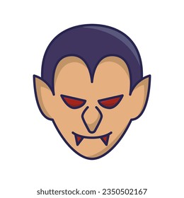 Vampire icon vector on trendy style for design and print
