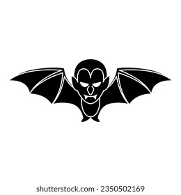 Vampire icon vector on trendy style for design and print