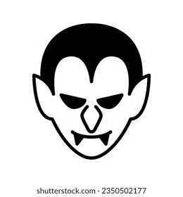 Vampire icon vector on trendy style for design and print