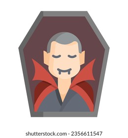 vampire icon,hallowen,isolate on white background.