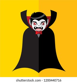 Vampire kid cartoon character
